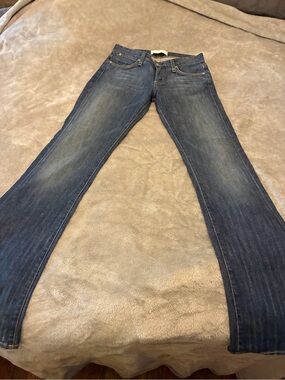 Paper Denim & Cloth Women's Skinny Jeans in Blue Wash